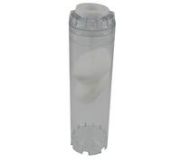 Swan Cartouche Vide Transparente 10 Pouces à Remplir avec des Sels, des Résines ou du Charbon pour Filtration d'Eau
