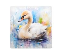 Swan Chiffon de protection pour appareil photo, carrés magiques auto-adhésifs pour objectif, protection anti-rayures, sac de maquillage, 35,1 x 35,1 cm, Multicolore, 21.7x21.7in, Moderne