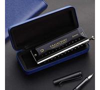 Swan Dreamer Harmonica chromatique 12 trous 48 tonalités en do importé du Japon Coque épaisse Instrument de performance professionnelle pour débutant étudiant adulte Bon cadeau