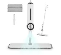 Swan Elevate Balai Vaporisateur Plat 2 en 1 avec Flacon Anti-Fuite Rechargeable, col pivotant à 180°, déclencheur Facile à Presser, 2 tampons en Microfibre de qualité supérieure, Accessoire de