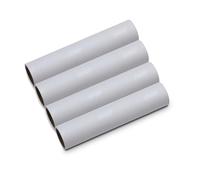 Swan Elevate Lot de 4 recharges de Rouleau Anti-Peluches adhésif Puissant pour Rouleau Anti-Peluches SWFC2002WHTN, 220 Feuilles par Paquet, 55 Bandes par Rouleau, Blanc