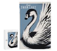 Swan Lake Ballet Poster - Puzzle Décoratif, 1000 PCS, Activité Décorative - pour Un Loisir Créatif