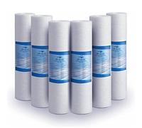 Swan - Lot de 6 filtres à sédiments 25 microns - Ultra filtration - Élimine le sable, la boue, les particules de rouille et les impuretés en suspension jusqu'à 25 microns