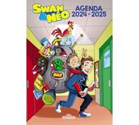 Swan & Néo - Agenda 2024-2025 - Avec des stickers, des illustrations et des gags - Dès 7 ans