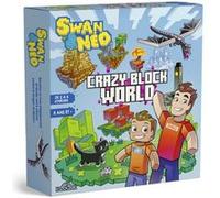 Swan & Néo - Crazy Block World - Grand jeu de plateau familial de 2 à 6 joueurs - Dès 8 ans