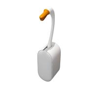 Swan Nettoyant WC - Base de Rangement en Plastique ABS Support de Liquide Intégré, Créatif, Mignon | Invité Toilettes Revêtements de Sol Organisation-Brosse à récurer-Lavabo Ménage Profondeur