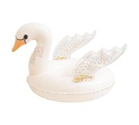 Swan Pool Float, Inflatable Swan Shaped Fun Decoration Adult Pool Float for Lake Beach River Pond Backyard Patio Porch Garden Yard Camping Vacation Use Relaxing Summer Water Leisure Lounger