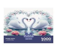 Swan Puzzle 1000 Pièces Educa Jouet en Bois Cadeau Unique Décoration Intérieure Jeu Éducatif Challenge Toy Adultes & Enfants des 14 Ans 70x50cm/1000pcs