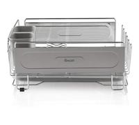 SWAN SWKA5050N Égouttoir à Vaisselle résistant à la Rouille avec Pieds antidérapants et Plateau d'égouttement, chromé