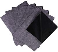 Swanaryo Grand papier de transfert graphite - 50,8 x 119,4 cm, 6 feuilles | Papier carbone noir pour traçage sur bois, papier, toile et autres surfaces d'artisanat