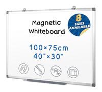 SWANCROWN Tableau blanc 100 x 75 cm, Grand, Tableau magnetique mural