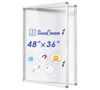 SWANCROWN Vitrine affichage 16 x A4, Tableau d'affichage mural avec serrure