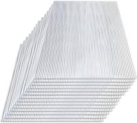 SWANEW 14x polycarbonate alvéolaire Plaque alvéolaire double paroi Plaque de serre 4mm 10,25 m²