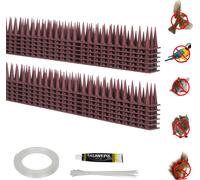 SWANEW 48x Anti-oiseaux Pics anti-pigeons Protection pigeon corbeau 5.16M