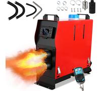 SWANEW Aérotherme diesel 5KW, 12V chauffage autonome diesel, chauffage diesel à air, chauffage diesel à air avec silencieux, chauffage autonome pour voiture RV bateaux camions