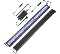 SWANEW Aquarium LED 36W avec minuterie Lampe d'aquarium couverture lumière RGB,87-110cm