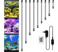 SWANEW Aquarium LED 57cm Clair de lune sous-marin RGB Lampe d'aquarium Mollusques