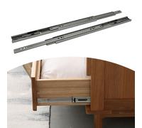 SWANEW Glissières de tiroir Extension totale 45mm Extension pour charges lourdes Extension télescopique Glissière à billes 350mm 10 pièces