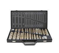 SWANEW Jeu de forets métalliques HSS-Titane 230 pièces DIN 338, 1-13mm, Forets en titane, Forets Hélicoïdaux, Assortiment de Forets à Main, pour l'acier non allié/metal/bois/plastique