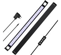 SWANEW LED Éclairage d'Aquarium 25W - Lampe à Lumière Bleue Blanche Avec Support Réglable Pour Plantes de 90 à 110 cm