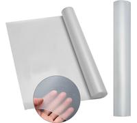 SWANEW Lot de 2 Tapis de tiroir Tablettes Étagères Tapis antidérapant découpable 500 x 60cm,Blanc transparent