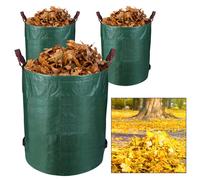 SWANEW Sac de jardin en polypropylène Sac de jardin XXL Sac à feuilles Compost Sac de jardin 272L 3X