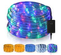 SWANEW Tube lumineux à LED, 30M Tuyau de lumière Flexible, Guirlande Lumineuses extérieur intérieur, 8 modes d'éclairage/Temporisateur, Tube lumineux Etanche-Multicolore