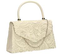 Swanky Swans Jena, Pochettes femme, Off-White (Ivory), 6.5x16x24 cm (W x H L)