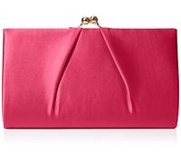 Swanky Swans Mira Satin Classic Frame Bag, Pochettes femme, Pink (Fuschia), 5.1x12x20.8 cm (W x H L)