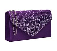 SwankySwans Abby Pochette en strass pour femme, Violet (Violet), Taille unique