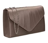 SwankySwans Chantel Pochette en satin pour femme, kaki, Medium