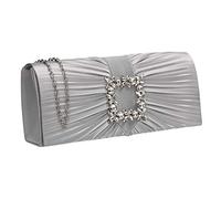 SwankySwans Femme Chloe Pochette, Argenté., M EU