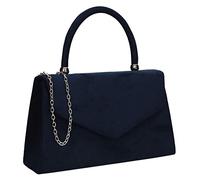 SwankySwans Kendall Pochette en daim pour femme, bleu marine, One Size