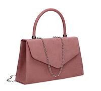 SwankySwans Kendall Suede, Pochette Femme, Rose poudré, Taille Unique