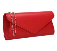 SwankySwans Lora Pochette en similicuir, Rouge, One Size