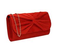 SwankySwans Pochette Louise pour femme - Taille unique, écarlate, One Size