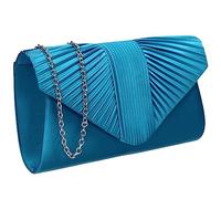 SwankySwans Sophie Pochette en satin pour femme, bleu, One Size