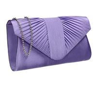 SwankySwans Sophie Pochette en satin pour femme, lilas, One Size