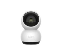 Swann Caméra de sécurité WiFi Evo Pan-Tilt, Vision Nocturne HD 2K, détection de Mouvement, sirène, Conversation bidirectionnelle, résistant aux intempéries, Enregistrement Gratuit, surveillez Votre