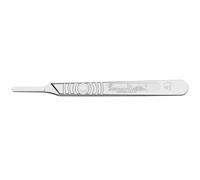 SWANN-MORTON - Manche porte-lame en acier inoxydable n° 4, lot de 10 pièces, 22424