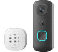Swann Sonnette vidéo sans Fil 2K Evo, caméra de sécurité Wi-FI, Assistant Vocal SwannShield, Audio bidirectionnel, détection de Mouvement, Vision Nocturne, Stockage dans Le Cloud, Surveillance à
