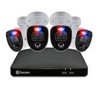 Kit de vidéosurveillance DVR 4K à 8 canaux 2To Swann SWDVK-856804-RL avec 4 caméras d'intérieur et d'extérieur