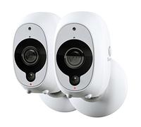 Swann SWWHD-INTCAM-UK kit de caméra de sécurité HD avec Vision de Nuit sans Fil, Usage intérieur et extérieur, Blanc