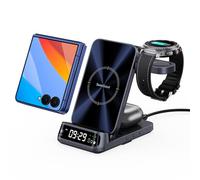 SwanScout Chargeur Induction pour Samsung Galaxy Z Flip 7/7 FE/6/5/4/3, Motorola Razr 60/50/40/Ultra, pour Galaxy Watch 8 Classic/8/7/Ultra/6/6 Classic/5/4, Galaxy Buds3 Pro/3, SwanScout 708F