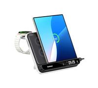 SwanScout Chargeur pour Samsung Z Fold 7/S25 Ultra/S25/iPhone Air/17/16, Chargeur à Induction Rapide 30W pour Z Fold 6/5/4, Chargeur sans Fil pour Galaxy Watch 8/8 Classic/7/Ultra/6/5, SwanScout 710FS