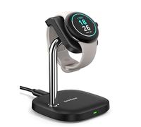 SwanScout Watch Chargeur pour Google Pixel Watch 3/2 (Pas pour Google Pixel W atch 1), SwanScout 505G2, Station de Charge Magnétique Rapide pour Pixel W atch 3/2 (Noir)
