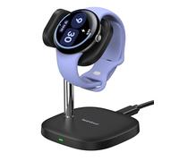 SwanScout Watch Chargeur pour Pixel Watch 4, Station de Charge Rapide pour Google Pixel Watch 4 (41 mm/45 mm), SwanScout 505G4