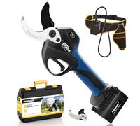 SWANSOFT 8605PRO Secateur Electrique Professionnel, 40mm 21V 2x4Ah 1050W | pour Verger, Vignoble et Oliviers