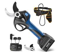 SWANSOFT 8605PRO Secateur Electrique Professionnel, 40mm 21V 4 2A 1050W | Écran LCD, pour Jardin, Vignoble et Verger