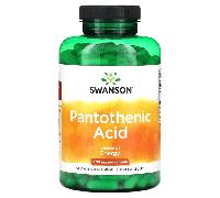 Swanson Acide Pantothénique 500 mg - 250 Capsules